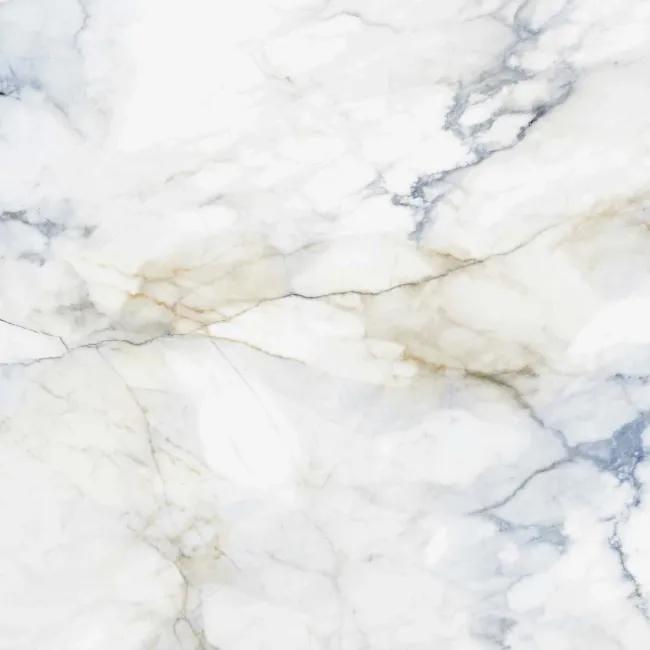 Mare Blue Marble Effect Large Polished Porcelain Tile 120x120cm