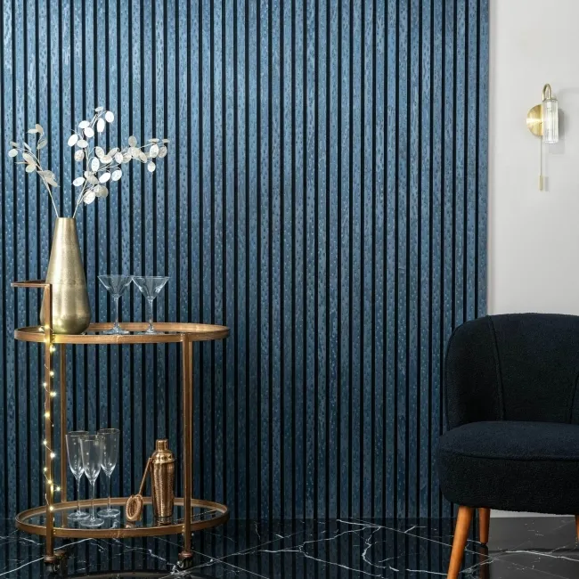Trepanel® Peacock Blue Acoustic Wall Panels