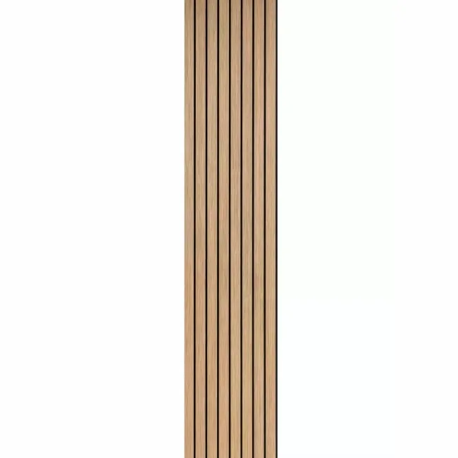 Trepanel® Smoked Oak Wide Slat Acoustic Wood Wall Panels