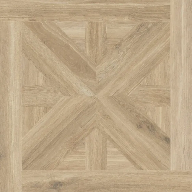 Volte Beech Woven Wood Effect Large Matt Porcelain Tile 75x75cm