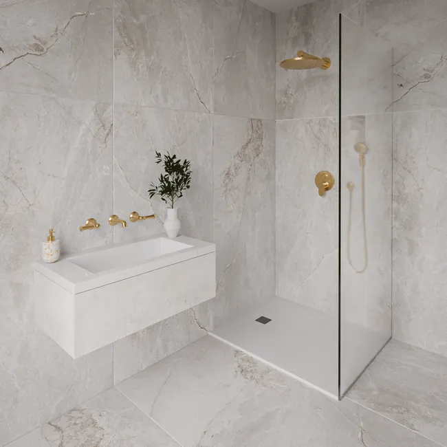 Toscana Perla Stone Effect Matt Porcelain Slab 150x75cm