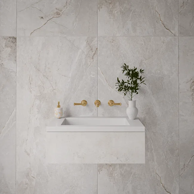 Toscana Perla Stone Effect Matt Porcelain Slab 150x75cm