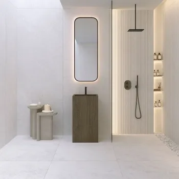 Piemonte Cloud Stone Effect Large Matt Porcelain Slab 275x100cm