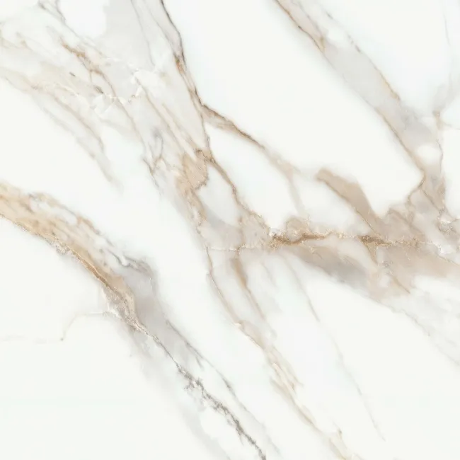 Lumiere Golden Grey Marble Effect Large Matt Porcelain Tile 99.5x99.5cm