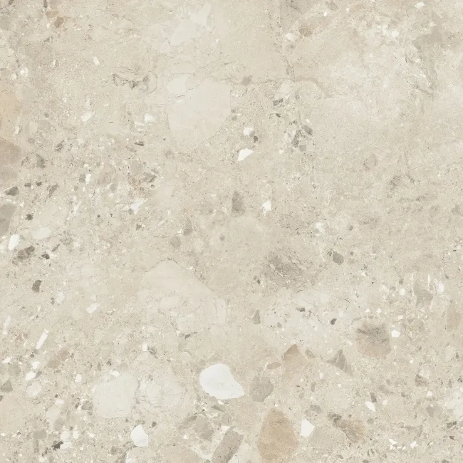 Ura Natural Terrazzo Effect Large Matt Porcelain Tile 120x120cm