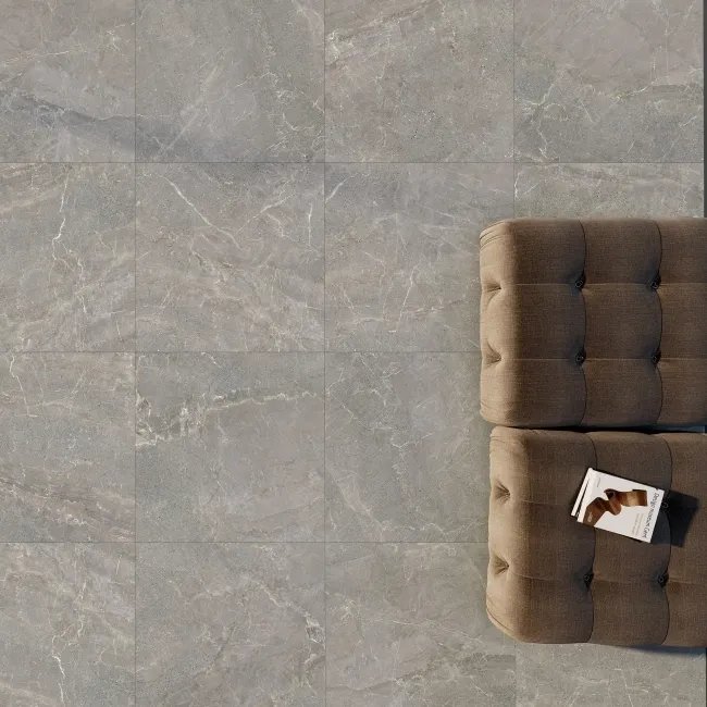 Alchemy Iron Grey Marble Effect Large Anti Slip Porcelain Tile 100x100cm