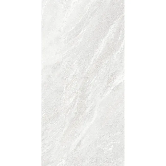 Strond Cloud White Marble Effect Large Matt Porcelain Tile 120x60cm