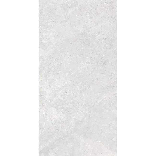 Linen White Travertine Effect Large Anti Slip Porcelain Tile 120x60cm
