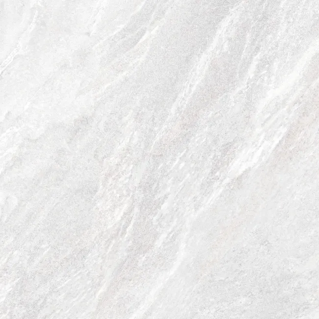 Strond Cloud White Marble Effect Structured Matt Porcelain Tiles 100x100cm