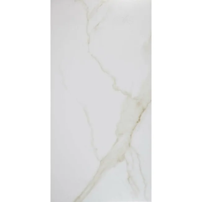 Carrara Gold Matt Marble Effect Porcelain Tile 60x30cm