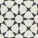 Cuban White Star Patterned Matt Porcelain Tile 22.3x22.3cm