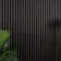 Trepanel Design® Noir Black Curve Acoustic Wood Wall Panels