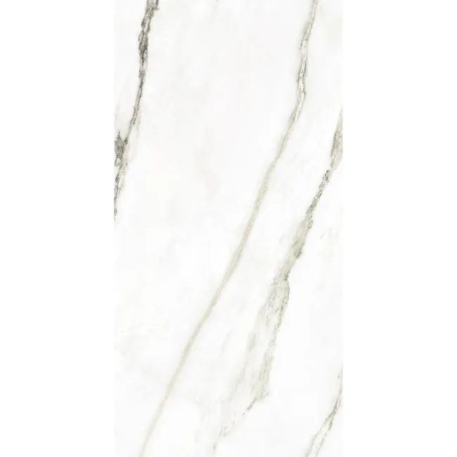 Macha Green Marble Effect Large Polished Porcelain Tile 120x60cm