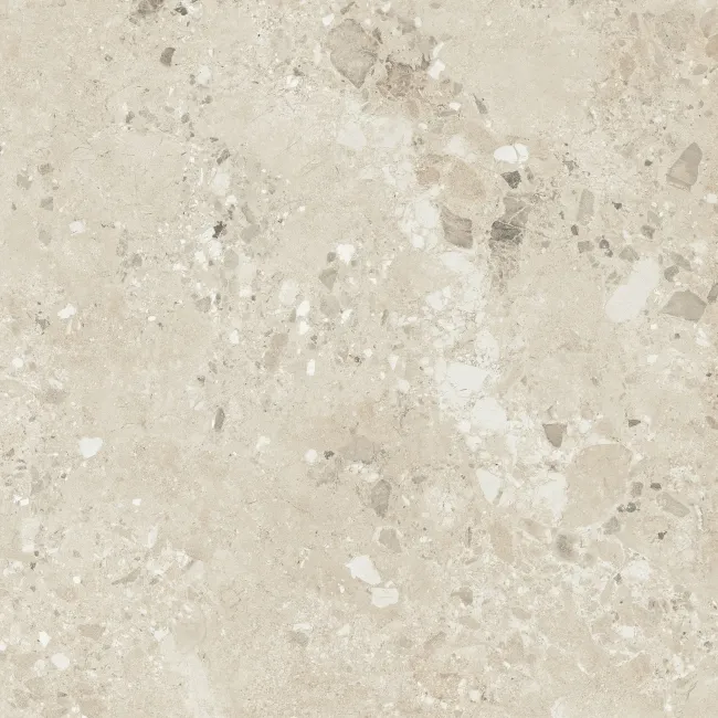Ura Natural Terrazzo Effect Large Matt Porcelain Tile 120x120cm