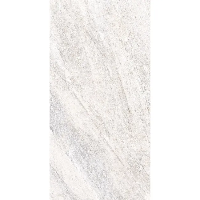 Quartz Stone Effect White Anti Slip PorcelaIn Tile 75x37cm