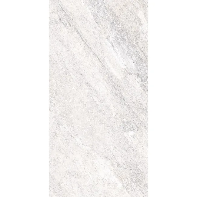 Quartz Stone Effect White Anti Slip PorcelaIn Tile 75x37cm