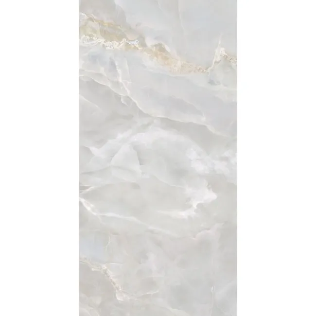 Fame Grey Onyx Marble Effect Large Satin Porcelain Tile 120x60cm