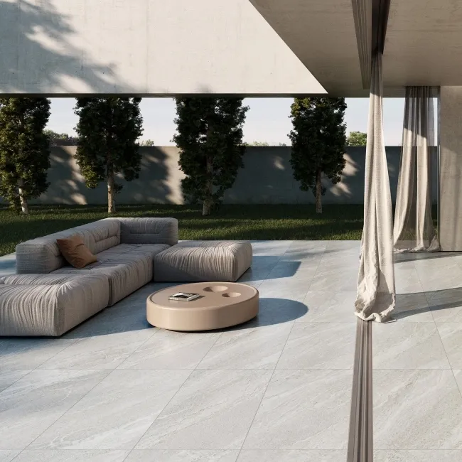 Alchemy Pearl Grey Slate Effect Large Anti Slip Porcelain Tile 120x60cm