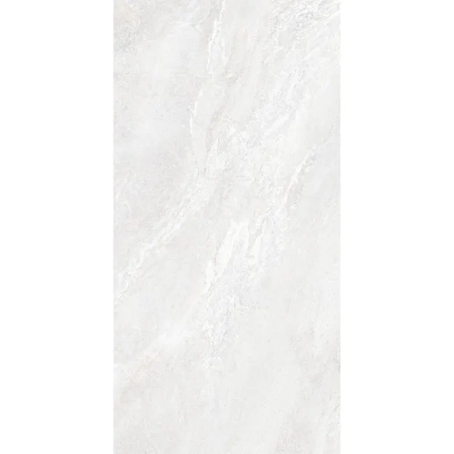 Strond Cloud White Marble Effect Large Matt Porcelain Tile 120x60cm