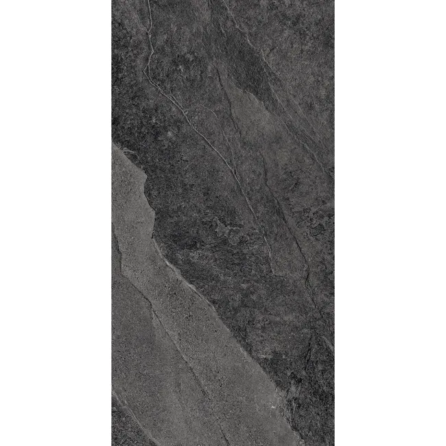Alpen Graphite Slate Effect Matt Italian Porcelain Tile 60x30cm