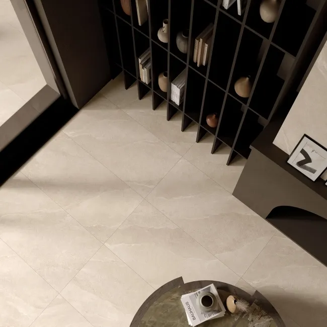 Alpen Beige Slate Effect Matt Italian Porcelain Tile 120x60cm