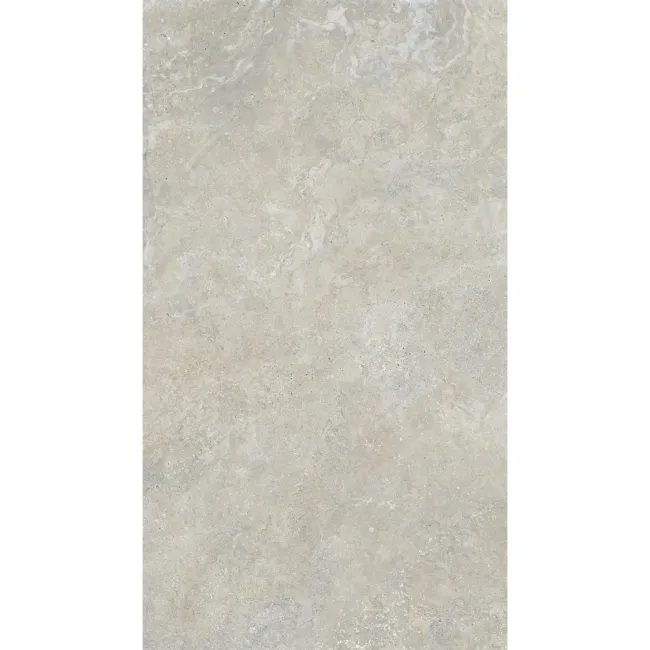 Linen Beige Travertine Effect Structured Matt Porcelain Slabs 180x100cm