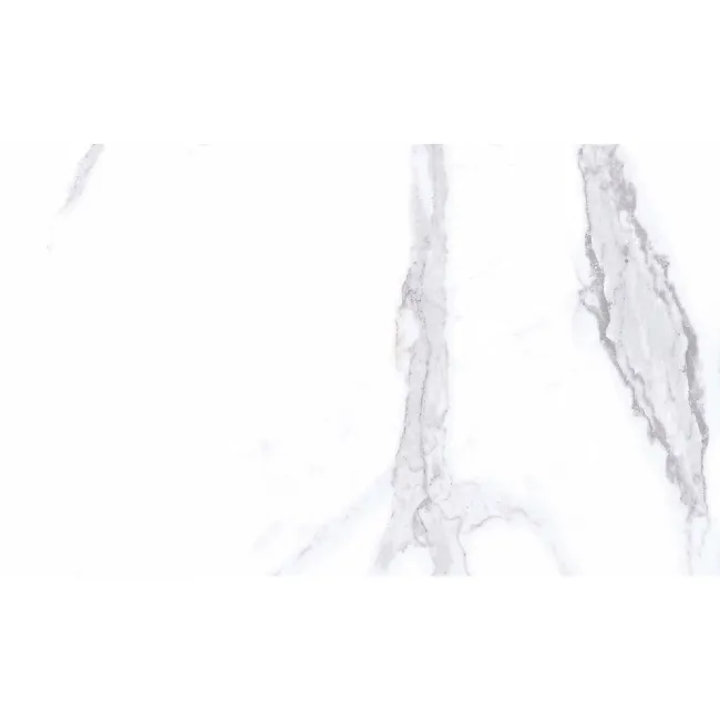 Carrara White Marble Effect Gloss Ceramic Tile 55x33cm