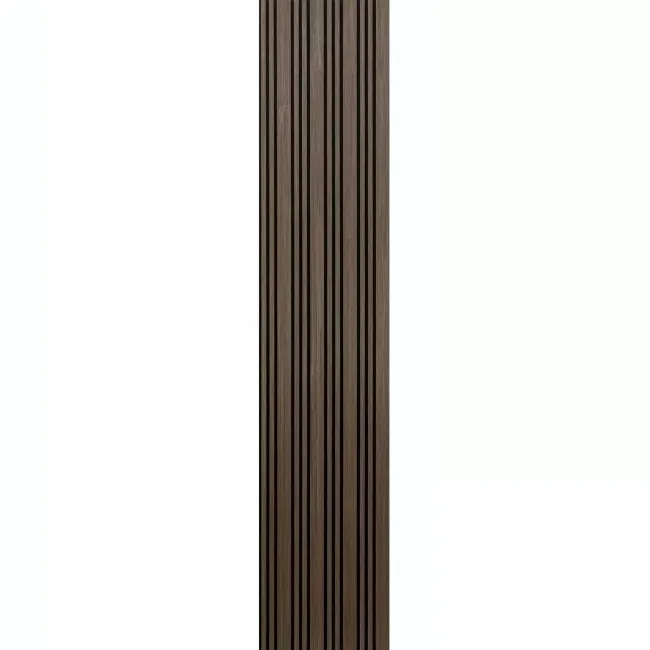 Trepanel Design® Walnut Brown Multi-Width Acoustic Wood Wall Panels