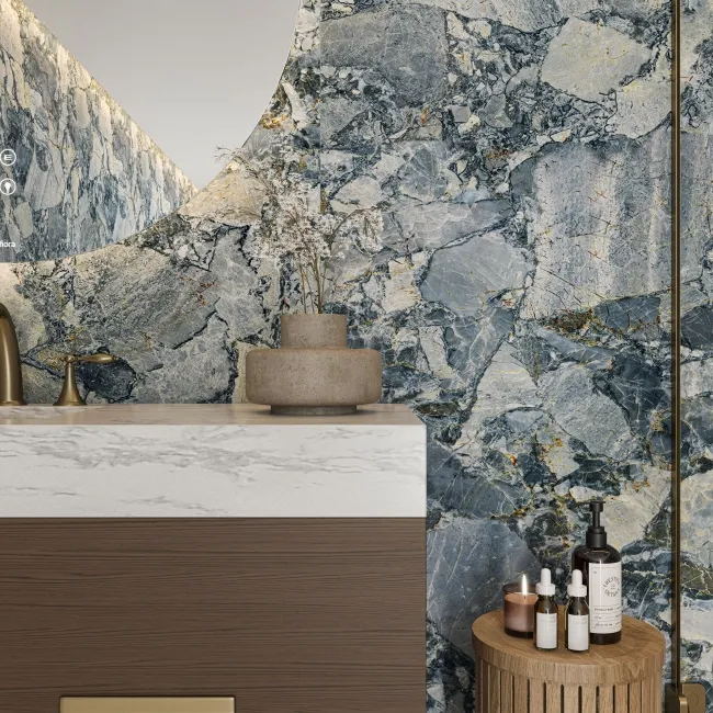 TrueTouch Apollo Blue Granite Effect Composite Wall Panels