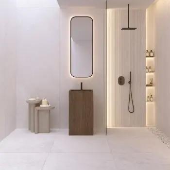 Piemonte Cloud Stone Effect Structured Decor Large Porcelain Slab 275x100cm