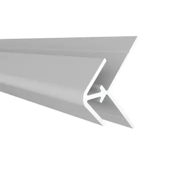 4.5mm TrueTouch Brushed Matt Silver External Corner Trim