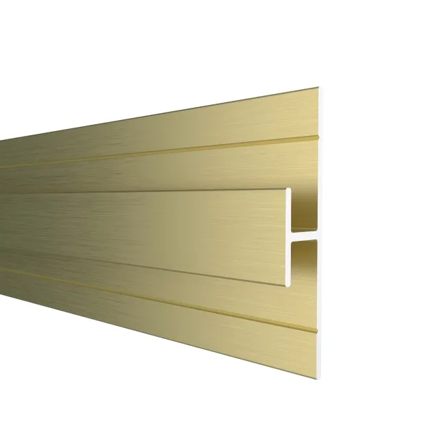 4.5mm TrueTouch Brushed Polished Gold H-Section Trim