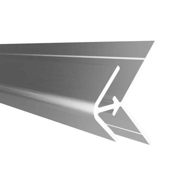 4.5mm TrueTouch Brushed Polished Silver External Corner Trim